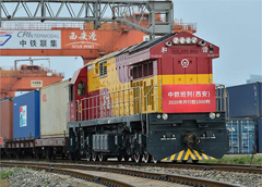 2020年中欧班列（西安）开行突破1000列